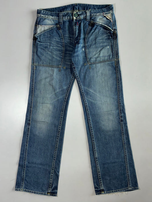 Replay Denim Jeans, Medium Wash (W:36|L:45)