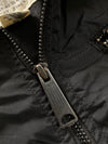 Vintage Ralph Lauren Denim & Supply Military Moto Jacket Black USA Flag Full Zip (M)