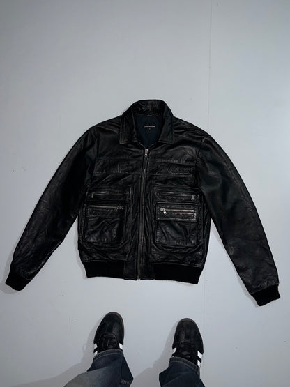ZCalvin Klein Original Leather Jacket (RARE) (S/M)