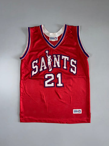 Saints #21 Vintage Basketball Jersey (M)