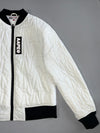 Aape by Bathing Ape White Quilted Bomber Jacket (M)
