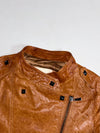 She's by Aenoc Studded Leather Jacket Moto Style Women’s (XS)