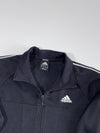 Adidas Clima365 Full-Zip Track Jacket – Black | White 3-Stripe Sleeves |(XL)