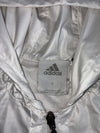 Vintage Y2K Adidas White & Pink 3-Stripe Hooded Windbreaker Jacket  woman’s – (S)