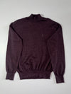 Vintage Yves Saint Laurent Pour Homme Brown Wool Mock Neck Sweater – (S/M)