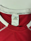 Adidas | Red ClimaLite Three Stripe Football Jersey | (L)