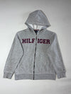 Tommy Hilfiger Spellout Sherpa Lined Zip Hoodie – Grey  (S)