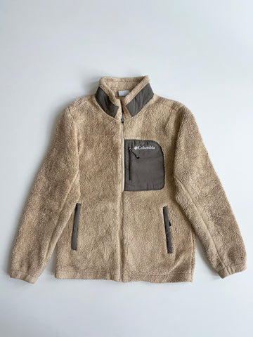 Columbia Sherpa Fleece Zip-Up Jacket  (S/M)