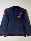 MLB Cleveland Indians Navy Varsity Bomber Jacket (2XL)