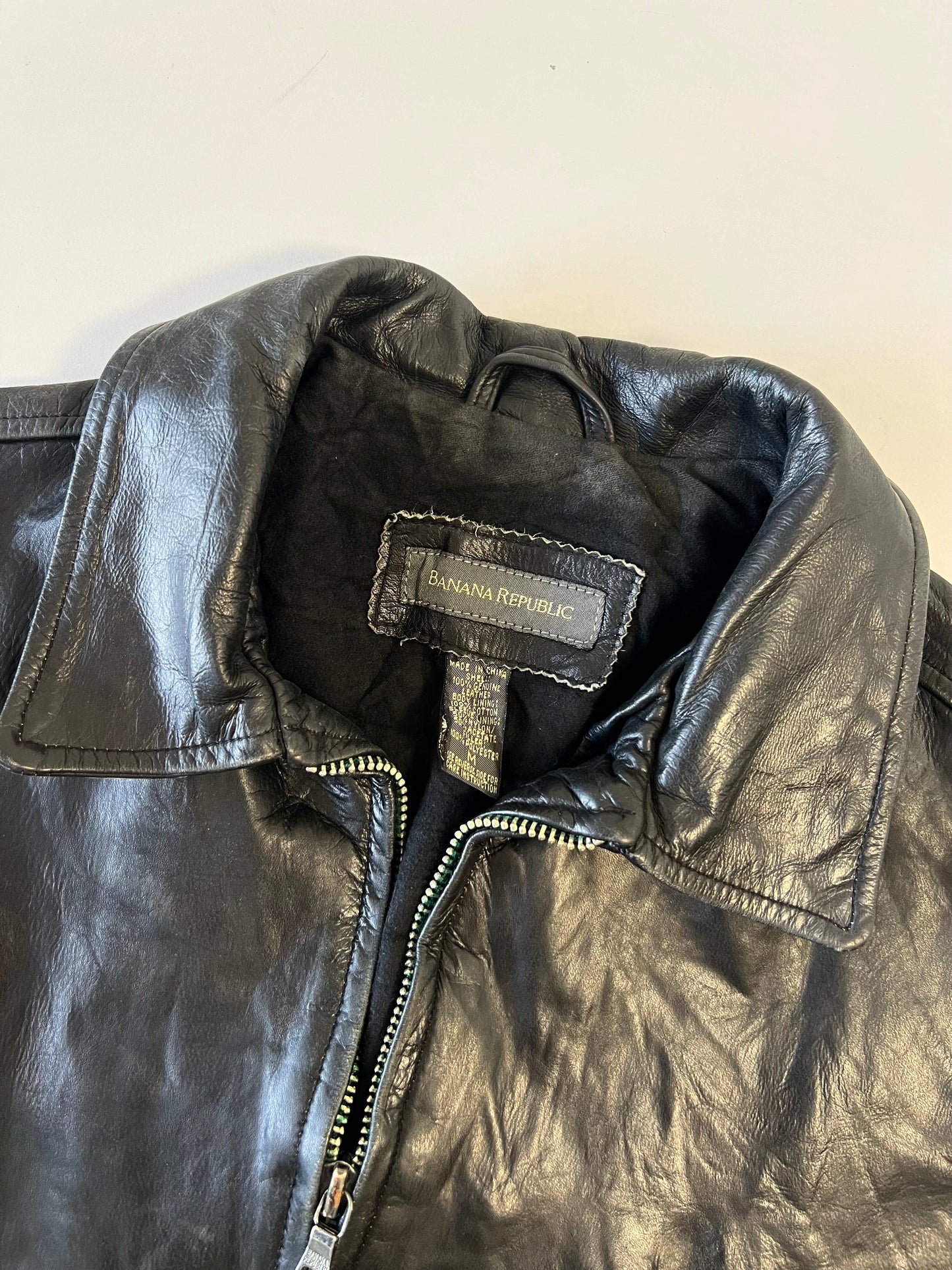 ZBanana Republic Original RARE Leather Jacket (M)