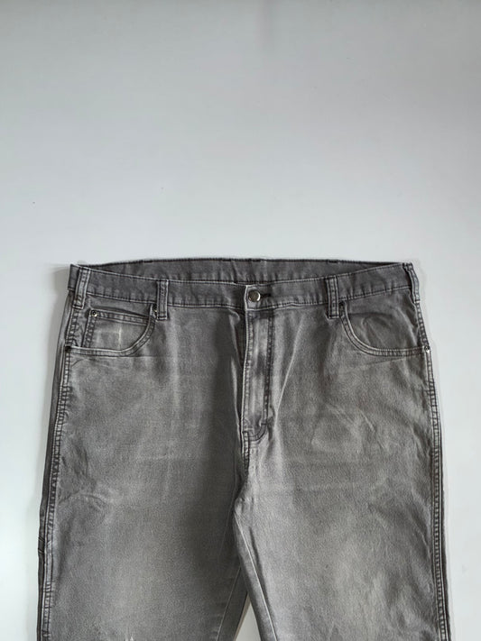 Dickies Grey Distressed Carpenter Pants (W:38|L:42)