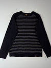 Carhartt WIP Black Pinstripe Raglan Knit Sweater – (S/M)
