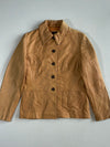Vintage Banana Republic Tan Genuine Leather Button-Up Jacket Women’s (XS/S)