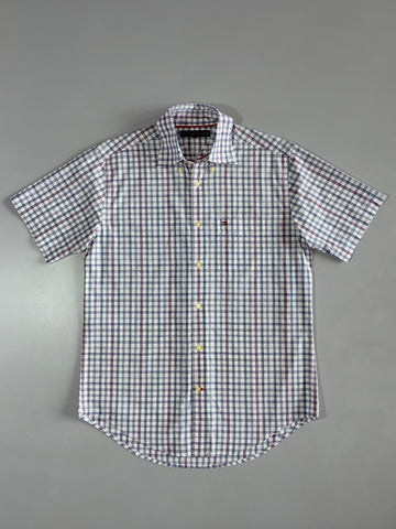 Tommy Hilfiger Checked Short Sleeve Shirt (M)