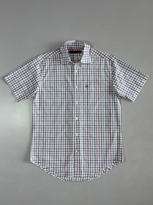 Tommy Hilfiger Checked Short Sleeve Shirt (M)