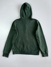 Roots Canada Beaver Logo Full-Zip Hoodie – Forest Green with Gold & Blue Hood (M)
