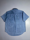Carhartt Corduroy-Collar Chambray Short Sleeve Shirt – Light Blue (2XL)