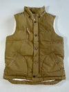 Vintage True Religion Olive Quilted Puffer Vest (M)