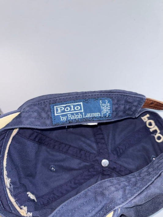 Polo Ralph Lauren Original Cap With Leather Belt Adjustable