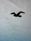 Hollister | White-to-Navy Ombré Long Sleeve Tee (2XL)