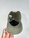 Adidas Linear Logo Olive Green Cotton Cap (Adjustable)