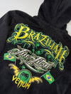 Venum Jiu-Jitsu Graphic Full-Zip Hoodie – Washed Black (L)