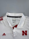Adidas | Nebraska Huskers Polo White (XL)