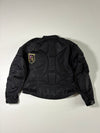 Shift Black Mesh Motorcycle Jacket with Contrast Piping PADDED (M)