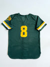 Vintage Athletic Knit "ERHS Comets" Mesh Baseball Jersey – Green/Yellow (L)