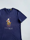 Polo Ralph Lauren Polo Bear Equestrian Navy Custom Slim Fit T-Shirt (L)