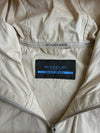 Vintage Burberry London Blue Label Sleeveless Half-Zip Hooded Anorak – Beige (M)