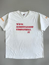 Italian “Alimentazione Compatibile” Deadstock V-Neck T-shirt (Xl)