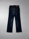 G-Star Raw Dark Wash Distressed Straight Jeans (W:29) (L:38)