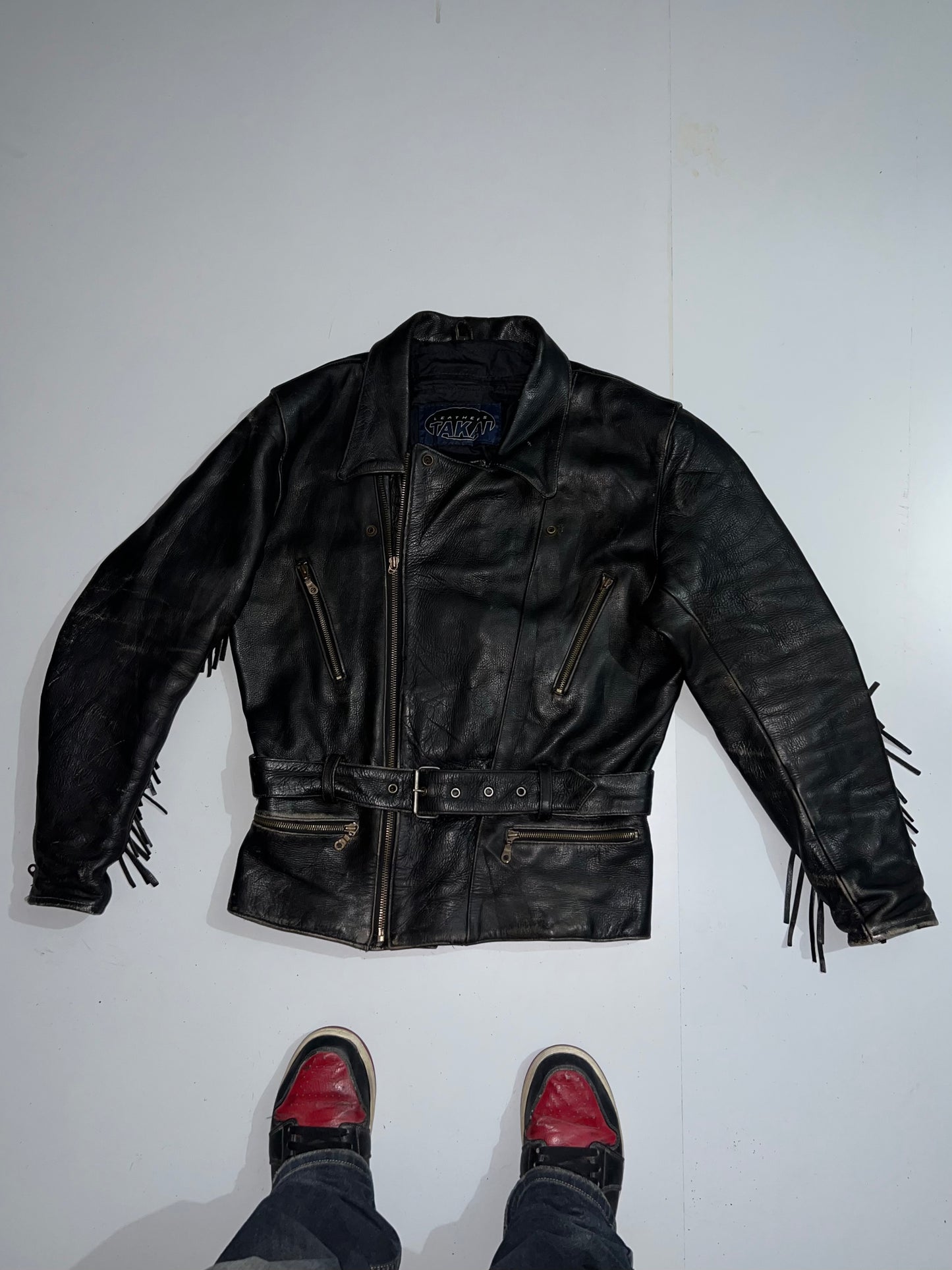 ZUltra Rare Biker Original Leather Jacket (L)