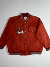 Nature Noah Patchwork Quilted Varsity Jacket  (XL)