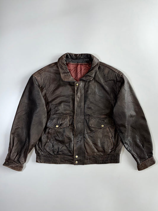 Premium Original Leather Jacket (2XL)