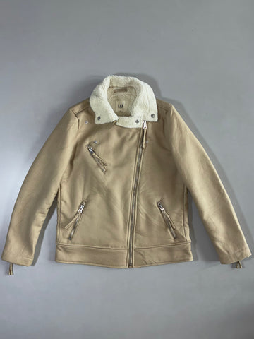 GAP Shearling Collar Moto Jacket Women’s (S)