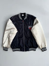Nike Chicago Bulls Black White Satin Bomber Jacket  NBA (M/L)