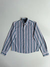 Tommy Hilfiger | Navy Red & White Stripe Vintage Fit Shirt | (M)