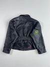 Vintage Belted Leather Jacket (M)