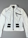 Marc Cain White Moto Jacket women's (S)