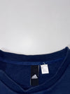 Adidas Navy Crewneck Sweatshirt – Logo Taping Detail (S)
