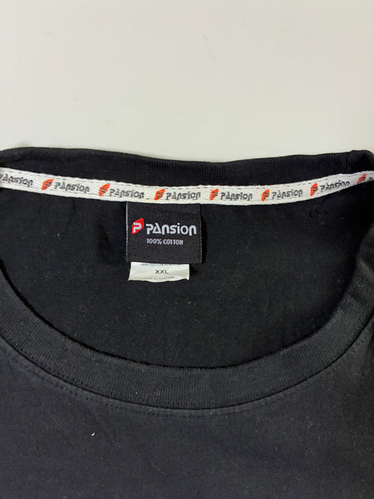 Pansion Dragon Cross Gothic Oversized 3/4 Sleeve Tee – Black (3XL/4XL)