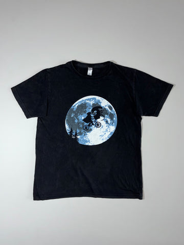 Alien Bike Moon Graphic Tee – Black, Men’s (M/L)