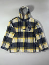 MLB New York Mets Plaid Sherpa Hooded Jacket (XL/2XL)