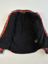 Vintage Harley-Davidson Red Black Plaid Sherpa Lined Shirt Jacket (XL)