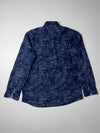Tommy Hilfiger | Navy Palm Leaf Print Shirt New York Fit (XL)