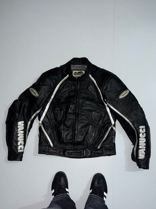 Z Original Leather Racing Jacket (RARE FIND) (Padding) (S/M)
