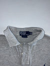Polo Ralph Lauren Long Sleeve Pique Polo Shirt
Grey Marl with Navy Pony (XL)