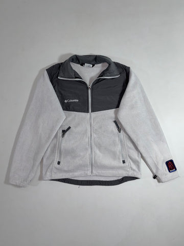 Columbia Interchange Colorblock Fleece Jacket – Light Grey/Charcoal (M)